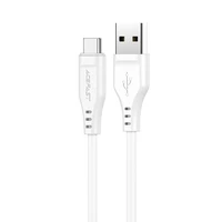 Acefast USB kabelis - USB Type C 1.2m, 3A balts (C3-04 balts)