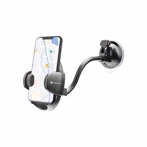 Автомобильный держатель телефона Forcell F-Grip Oval 27 см лобовое стекло / приборная панель / воздуховод чёрный