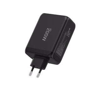 Tech-Protect NC200W-GaN 4 portu 200 W sienas lādētājs - melns