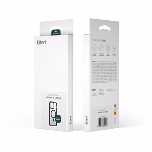 Etteri Matt Mag korpuss priekš iPhone 16 Plus 6,7" melns