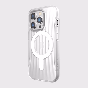 Raptic X-Doria Clutch viedtālruņa apvalks iPhone 14 Pro ar Magnētisko caurspīdīgu aizmugurējo pārklājumu