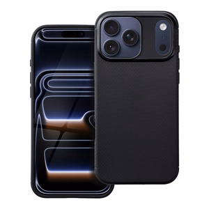 Чехол для iPhone 17 PRO MAX Carbon Premium чёрный