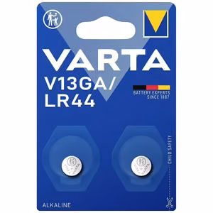 VARTA sārma baterijas V13GA (LR44), 2 gab.