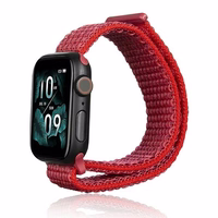 Beline Siksniņa Apple Watch Nylon 42/45/45/49mm sarkans