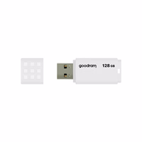 GOODRAM UME2 USB zibatmiņa - 128GB USB 2.0 balts