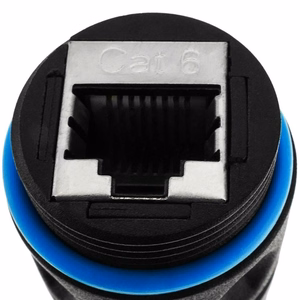 Techly IWP-MD C6-IP68T kabeļa adapteris RJ-45 melns