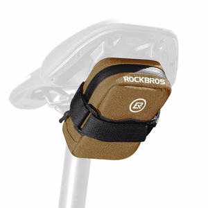 Rockbros F006 velosipēda sēdekļa soma 0.35 l - brūna