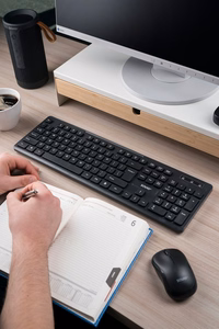 Savio KB-02 tastatūra mājas/birojs USB QWERTY melna