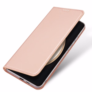 Dux Ducis Skin Pro vāciņš Samsung Galaxy S26 FE (S741), rozā zelta krāsā