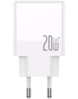 JELLICO Sienas lādētājs EU57 PD 20W 1xUSB-C + 1xUSB QC3.0 + kabelis USB-C - Lightning balts