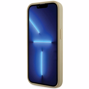 Guess GUHCP14LHDGTPD iPhone 14 Pro 6.1" zelts zelts Kietais vāciņš Rhinestone Triangle