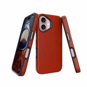 Perfectionists Trīsstūra mag koferis iPhone 11 sarkans