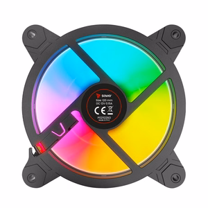 SAVIO FAN-01 4 gab. 120mm ARGB ventilatoru komplekts ar kontrolieri un tālvadības pulti