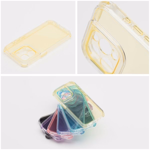 MATRIX CLEAR viedtālruņa apvalks IPHONE 15 Pro dzeltena