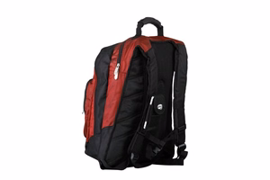 Addison 311015 notebook case 39.6 cm (15.6") Backpack melns, Burgundy