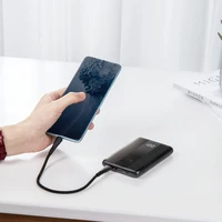 Forcell portatīvais lādētājs F-Energy Energo P10K2 QC3.0 PD 3A 22,5W 10000 mAh melns