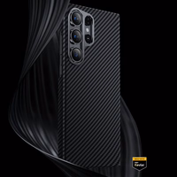 Benks Magnētiskais Armor Air Kevlar apvalks viedtālrunim Samsung Galaxy S24 - melns