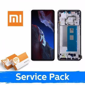 LCD displejs saderīgs ar Xiaomi Poco F5 5G ar rāmi / zils / (Service Pack)