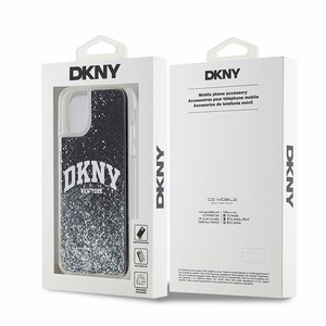 DKNY Liquid Glitter Big Logo чехол для iPhone 11 / Xr - чёрный