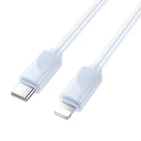 Kabelis USB C uz Lightning Hoco PD 27W 1 m X114 zils