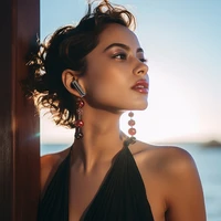 Dudao U21 TWS ANC ENC Bluetooth bezvadu austiņas - melnas