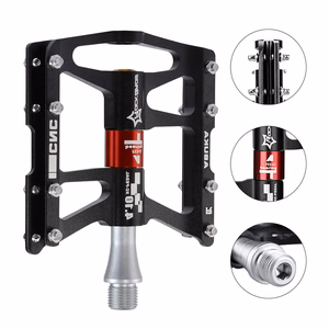 Rockbros JT410 4.10 velosipēda pedāļi ar 4 gultņiem – melni