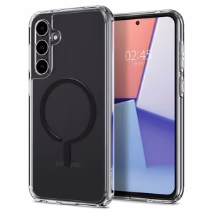 Spigen Ultra Hybrid OneTap Ring magnētiskais viedtālruņa apvalks ar MagSafe Samsung Galaxy S23 FE - caurspīdīgs melns