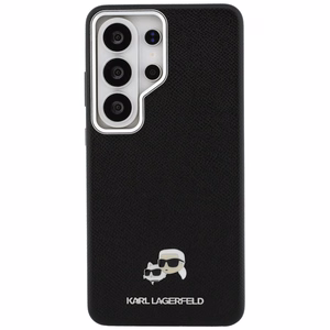 Karl Lagerfeld maciņš Saffiano KC Metal Logo MagSafe Samsung Galaxy S26 Ultra melns