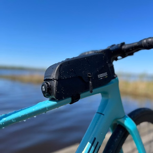 Rockbros AS-134 ROAD TO SKY ūdensizturīga 0,6 l velosipēda rāmja soma – melna