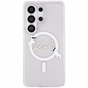 Karl Lagerfeld maciņš IML KC Script MagSafe priekš Samsung Galaxy S26 Ultra caurspīdīgs