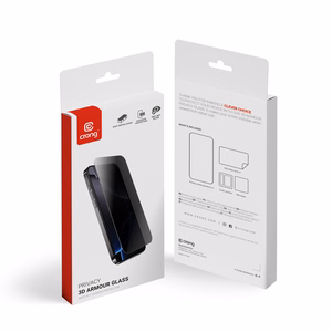 Crong Privacy 3D Armor Glass rūdīta stikla privātuma ekrāna aizsargs iPhone 17e / 16e / 14 / 13 / 13 Pro