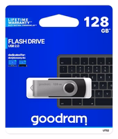 USB zibatmiņa 128GB USB 2.0 UTS2 melna