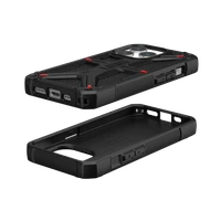 UAG Monarch viedtālruņa apvalks iPhone 15 Pro - melns kevlar
