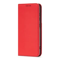 Magnētiskais karšu apvalks Samsung Galaxy A13 5G maciņš karšu turētājs sarkans