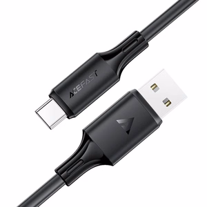USB kabelis Acefast C17-04 USB-A uz USB-C 1.2m melns