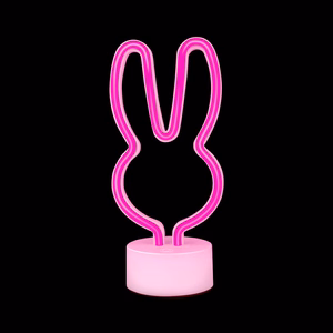 Neon LED on statīvs RABBIT rozā USB-C FSC-10 Forever Light