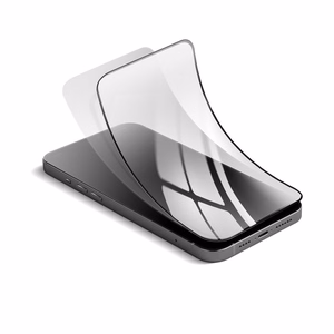 Forcell elastīgais nano stikls 5D iPhone 13/13 Pro/14/16e melns