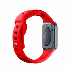 3mk silikona siksniņa Apple Watch, 38/40/41/42 mm, sarkans, mazais izmērs