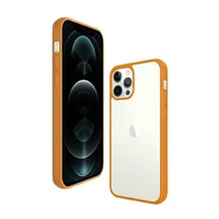 PanzerGlass ClearCase viedtālruņa apvalks iPhone 12 Pro Max – caurspīdīgs oranžs