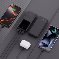 Portatīvais lādētājs Tech-Protect PB01 10000mAh 22.5W - melna