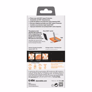 SBS Full Active D3O apvalks iPhone 16 Plus - melns
