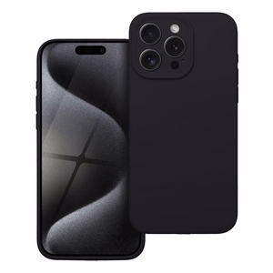 Case for iPhone 15 PRO MAX Silicone 2mm (camera protection) black
