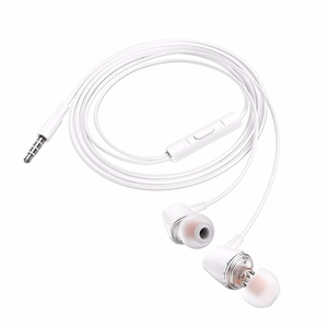 HOCO vadu austiņas Jack 3,5 mm ar mikrofonu M107 balta