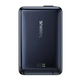 Baseus Nomos Qi2 magnētiskā portatīvā baterija, USB-C 10000mAh 45W