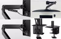 ARCTIC X1-3D Galda stiprinājuma gāzes atsperes monitora roka