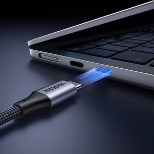 Ugreen 2in1 USB-C kabelis - 2xUSB-C PD 140W 2m - melns