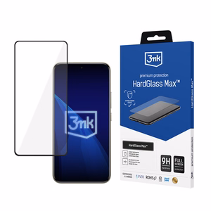 Pastiprināts pilns ekrāna rūdītais stikls 3mk HardGlass Max Black priekš Xiaomi Redmi Note 15 Pro+ 5G