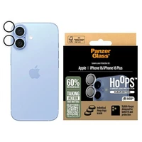 PanzerGlass Hoops Caurspīdīgs Objektīva aizsargs iPhone 16 6.1" / 16 Plus 6.7" 1285