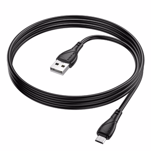 Borofone Kabelis BX121 Enerģija - USB uz Micro USB - 2,4A 1 metrs - melns