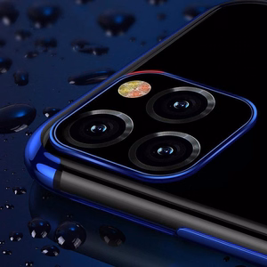 Clear Color чехол гелевый TPU чехол с металлической рамкой для Xiaomi Redmi Note 11S / Note 11 красный